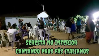 SERESTA BOA NO INTERIOR COM GILDENES ARAÚJO E SEUS TECLADOS-CANTANDO PROS ITALIANOS