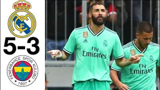 Real Madrid vs Fenerbahce 5-3 Highlights & All Goals (31/07/2019) Audi Cup