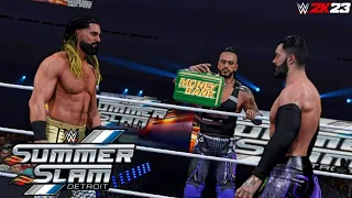 WWE 2K23: Seth Rollins vs Finn Balor | SummerSlam 2023 Prediction Highlights