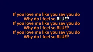 Aaron Taylor - Blue - Karaoke Instrumental Lyrics - ObsKure