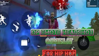 OP EMOTE HEADSHOT GAMEPLAY FOR HIP HOP#short