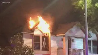 House of late NASA astronaut goes up in flames