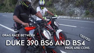 KTM Duke BS6 vs BS4 | Drag Race | Pros and Cons | Better?