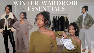 WINTER WARDROBE ESSENTIALS || building a capsule wardrobe (good basics + everyday wear)