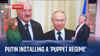 Ukraine War: Putin installing a 'puppet regime' in Belarus