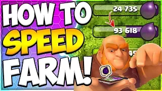 Proof This Is The Fastest Way to Farm Dark Elixir at TH9! How to Farm Loot in Clash of Clans
