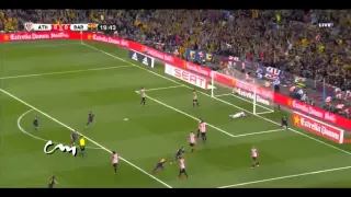 Lionel Messi Amazing Goal  Barcelona vs Athletic Bilbao 3 1 2015 FINAL copa del rey