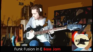 Funk Fusion in E Bass Jam daniB5000