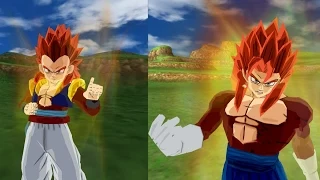 Gotenks SSJ4 Fusion VS Vegeto Super Saiyan 4 Fusion (Dragon Ball Z Tenkaichi 3 Fusions Mods)