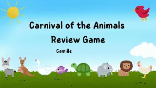 Carnival of the Animals Listening Game