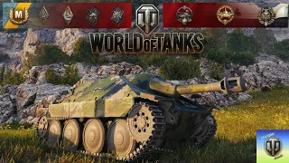 WOT Replay Jagdpanzer 38(t) Hetzer - 13 Kills - 3,1K damage