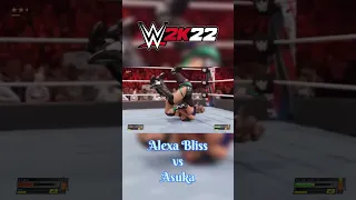 Alexa Bliss vs Asuka #shorts #shortsvideo #wwe2k22 #apdhillon