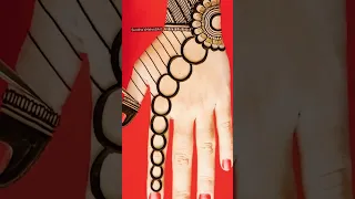 Most Beautiful👌 and Simple👍🏻 Arabic Stylish Mehndi Design For Back Hands #shorts #shortvideo