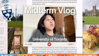 Midterm season vlog | Senior year @ University of Toronto