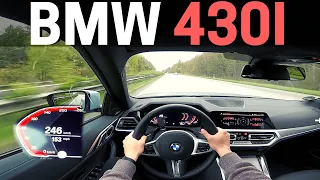 BMW 430i xDrive Convertible 245 HP G23 🚀 | TOP SPEED 0-100 ACCELERATION & Sound