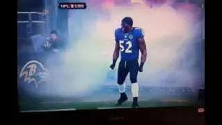 Ray Lewis field entrance vs Colts