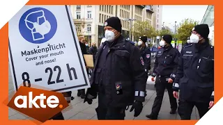 Corona Cops in Frankfurt: 50€ für jeden Maskenmuffel!  | Akte | SAT.1