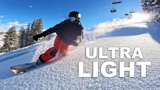 Ultra Light Powder Snowboarding in Utah