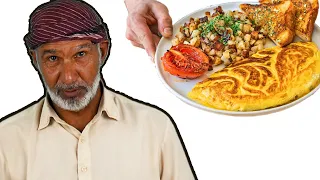 Tribal People Try Omelette breakfast for the First Time