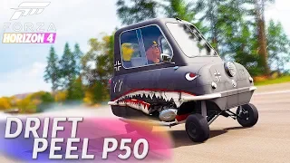 FORZA HORIZON 4 - САМЫЙ БЕЗУМНЫЙ ДРИФТ НА МАЛЕНЬКОЙ PELL P50. ДРИФТ В ФОРЗА ХОРАЙЗЕН 4.