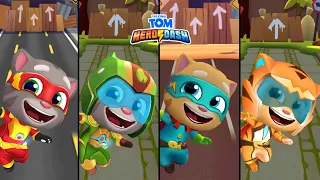 Talking Tom Hero Dash Super Tom vs Power Plant Tom vs Super Ginger vs Tiger Ginger Android Gameplay