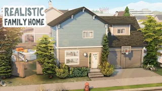 Realistic Family Home || The Sims 4: Speed Build
