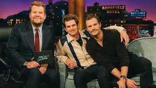 Best friends Andrew Garfield and Jamie Dornan both on The Late Late Show with James Corden