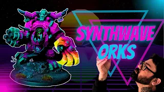 Ork prophet of the SYNTHWAVE // One Year Anniversary // Warhammer 40k Painting Guide