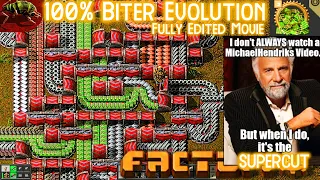 How Hard is it to 100% Factorio while STARTING with BEHEMOTH BITERS... // the Fully Edited Supercut!