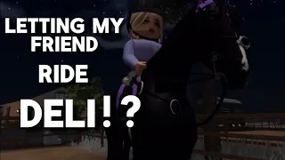 Letting my friend ride DELI!!? // is this a bad idea..? // *FUNNY* *VOICED*
