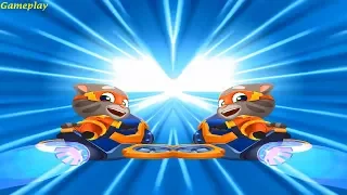 Talking Tom Hero Dash New Update  2019 Ride the jet Bike SUPER TOM  VS THE MIRROR