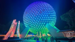 EPCOT 2023 Full Nighttime Walkthrough Tour in 4K | Walt Disney World Orlando Florida October 2023