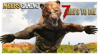 HELLBEAR ATTACK - 7 Days to Die Darkness Falls Mod Ep 69