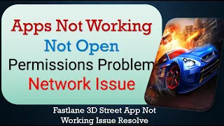 How To Fix Fastlane 3D Street App not working | Not Open | Space Issue | Keeps Crashing Problem
