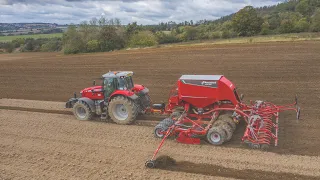 Kverneland u-drill 6001 & Massey Ferguson 7620 DynaVT