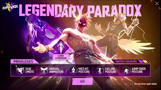 FREEFIRE | LEGENDARY PARADOX || DARK PARADOX BUNDLE | PARADOX MASK || EVO BUNDLE || GARENA FREE FIRE