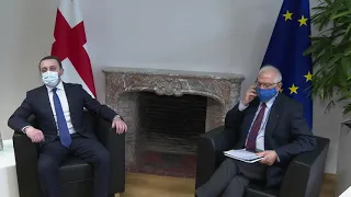 Josep Borrell met Irakli Garibashvili, Prime Minister of Georgia