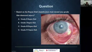 Lecture: Medical and Surgical Management of Ocular Chemical Injury