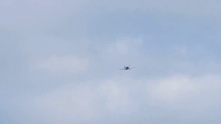 Yak-9 schneller Überflug - Hahnweide 2019