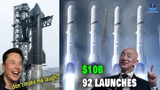 It happened! Jeff Bezos revealed INSANE Plans to Beat SpaceX...Elon laughs!