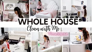 NEW✨ Entire House Cleaning Routine | Cleaning Whole House Time Lapse 2020