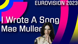 Mae Muller - I Wrote A Song (karaoke)