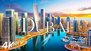 FLYING OVER DUBAI (4K Video UHD) - Peaceful Piano Music With Beautiful Nature Film For Relaxation