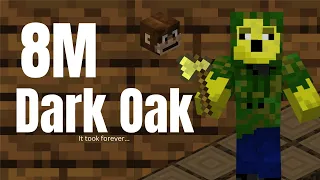 How I foraged 8 million dark oak BY HAND...