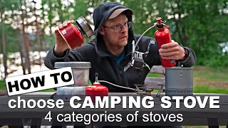 CHOOSE CAMPING STOVE | We COMPARE different CAMPING STOVES, Trangia, Primus stove, Toaks, MSR stoves