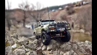 OFF-ROAD Türkiye Kaya Etabı [ROCK CRAWLING] Land Rover Discovery 2 & Toyota Land Cruiser HDJ 80