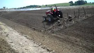 Final ground prep for Hydroseeding