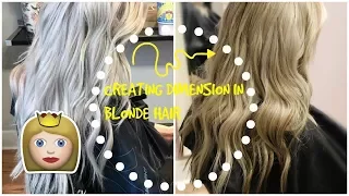 CREATING DIMENSION IN BLONDE HAIR | EXTENSIONS| TRUEPLEX REVIEW!