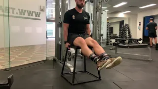 Seated Leg Extensions w/ Cable machine JAF