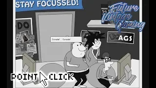 Blue Lobe Inc. (AGS) Free Vector/Pixel Art Point & Click Adventure Game Black and White Comedy Indy